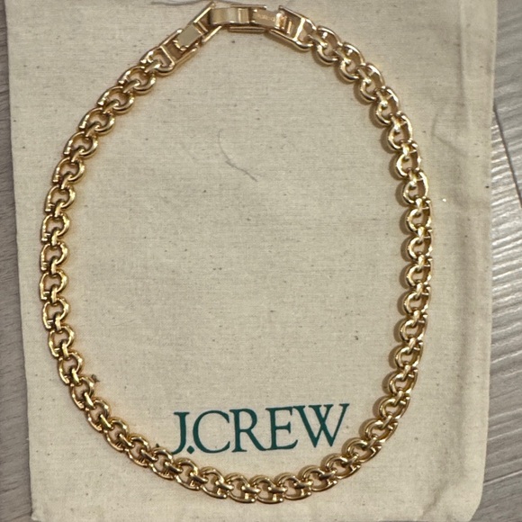 J. Crew Gold-Tone Chainlink Necklace - Picture 3 of 4